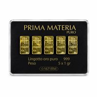 Lingotto PRIMA MATERIA in Oro PMG5GR PRIMA MATERIA